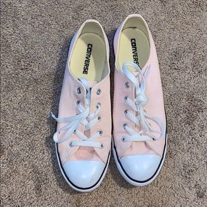 Light pink converse size 10